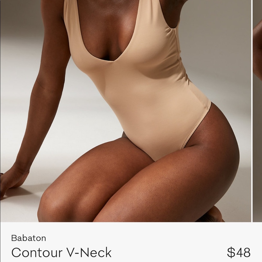 Blush Aritzia Babaton Contour Bodysuit